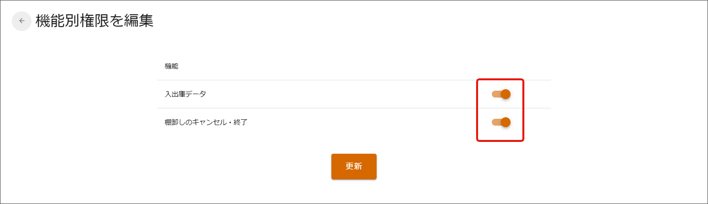 ユーザーごとの操作権限を設定する – zaicoサポートサイト